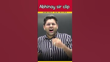 अभिनय सर best clip #abhinay_maths  #abhinay_maths_clips