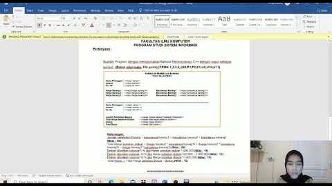 Ujian Akhir Semester Ganjil Algoritma & Pemrograman