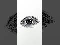 How to draw Realistic Eye #shorts #anime #drawing #howtodraw #fyp