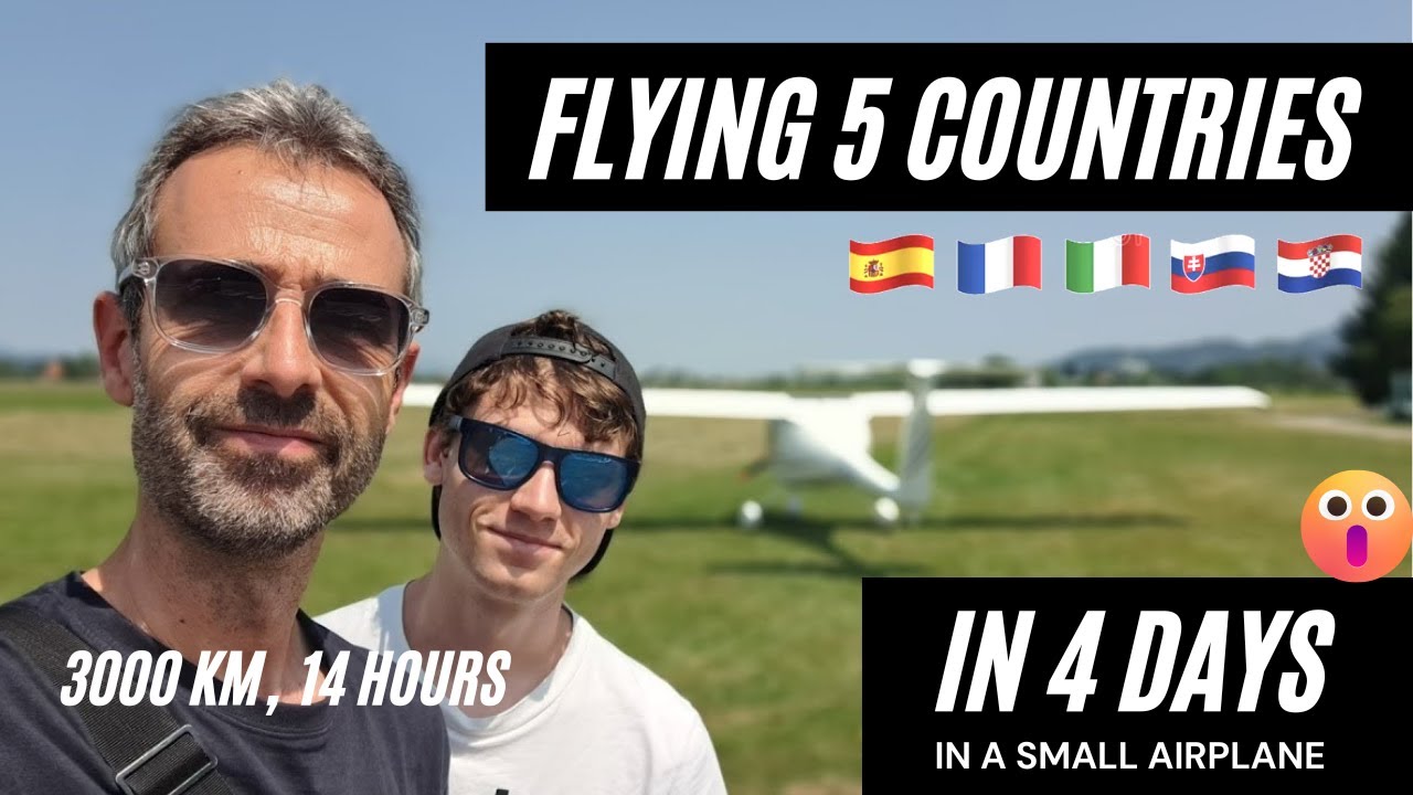 🛩 Epic Ultralight Flight Adventure : 5 Countries in 4 Days