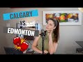 Edmonton vs calgary compared  which alberta city should you move to