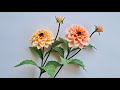 How to make dahlia paper flower  paper flower  gc nh handmade
