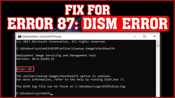 Fix DISM Error 87 in Windows 10/11 (Cleanup-Image Option Unknown!)