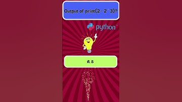 🧠 6 PYTHON Quiz Questions! 🚀 | Can You Score 6/6? 💻