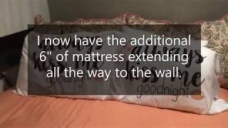 Geo Pro On The Go RVing Murphy Bed Mod Fix RV Travel Trailer Mattress Hack Modification Sleep Better