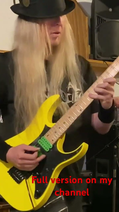 Rock The Night solo 2 Europe Cover Song #guitarist #europeband