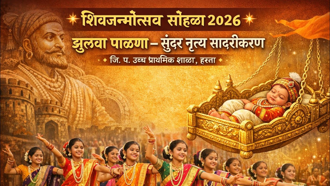 शिवजन्मोत्सव सोहळा २०२६ @ ZP School Hasta झुलवा पाळणा Song 
