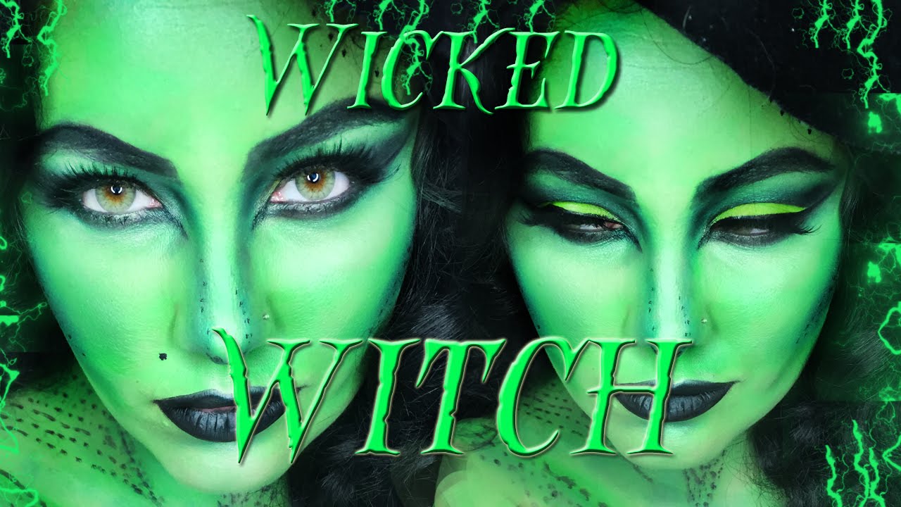 Wicked Witch Makeup Tutorial! - YouTube