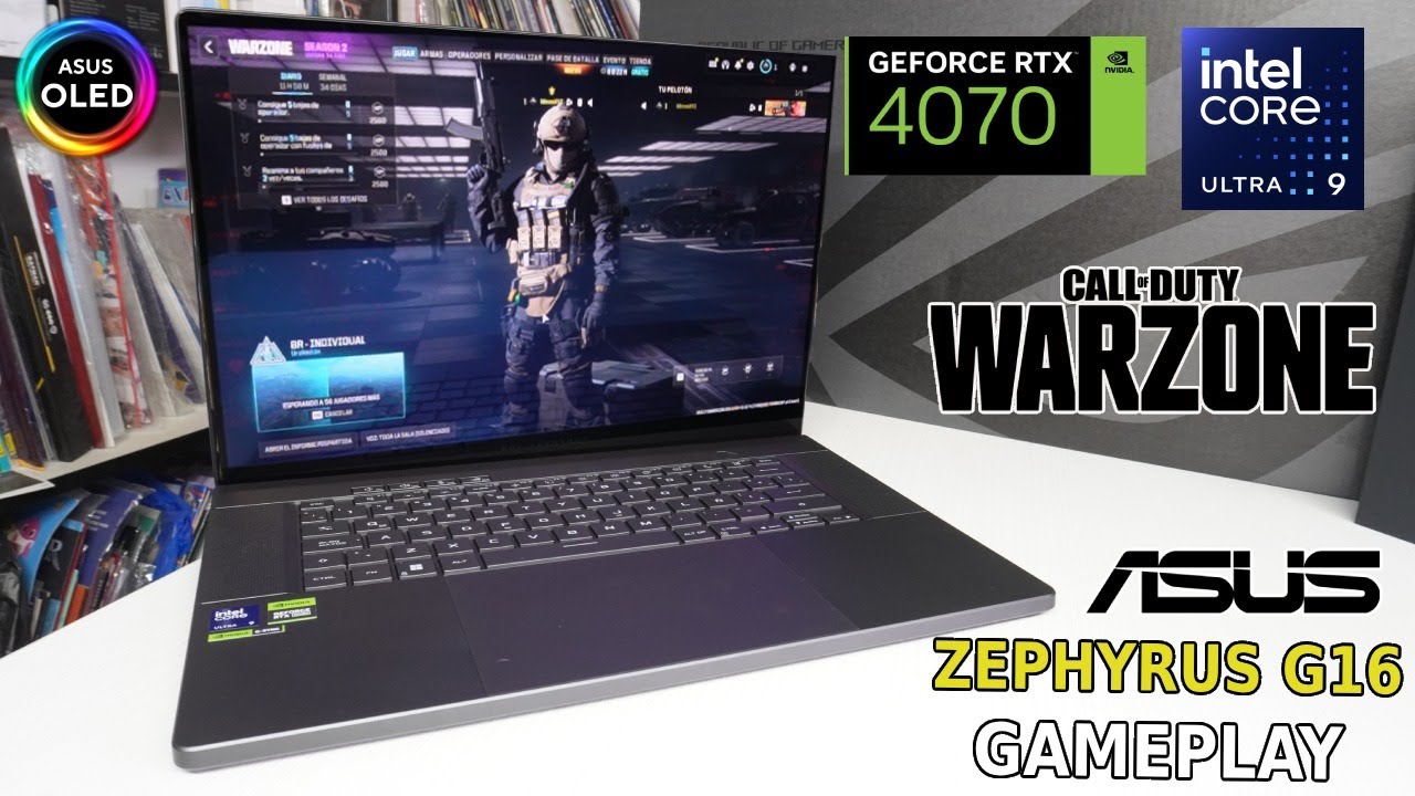 ASUS ROG Zephyrus G16: Gameplay: COD Warzone 2 (Core i9 - RTX 4060 ...