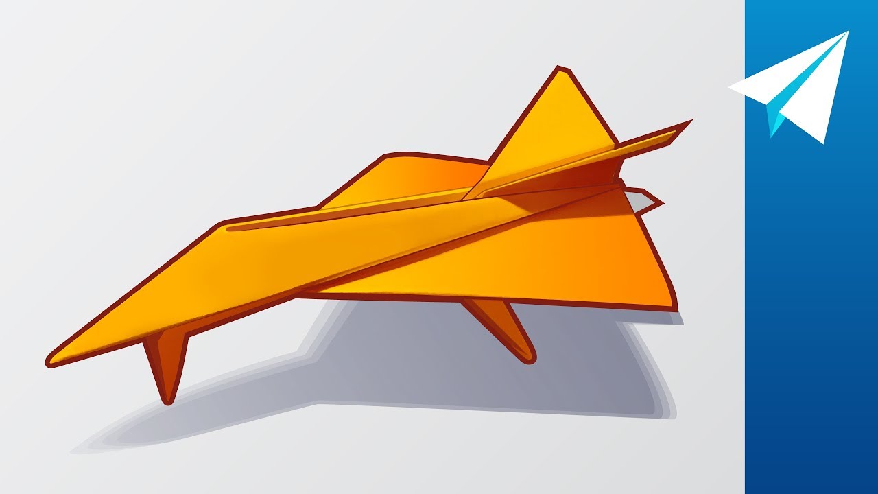 Paper Jet With Retractable Landing Gear That Flies! How To Fold Diamondback  Alpha By Jayson Merrill - Youtube