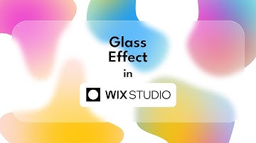 How to Create a Glass Effect in Wix Studio?