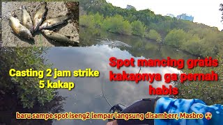 Mangrove PIK Musim kakap, Spot gratis ikannya tak pernah habis.