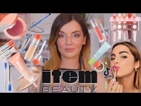 ITEM BEAUTY TIKTOK STAR ADDISON RAE - affordable clean Make-Up Line HONEST Full Face Review