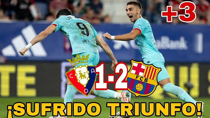 🔥 PARTIDO COMPLICADO DEL BARCELONA QUE SE LLEVA LOS 3 PUNTOS 🔥