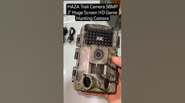 HAZA Trail Camera 58MP 2” Huge Screen HD Game Hunting Camera with Night Vision Motion Activated IP66
