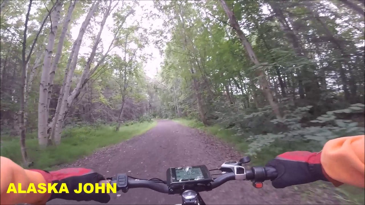 Electric Bicycle Ride Pamela Joy Lowry Park Anchorage Alaska YouTube