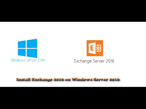 Install Exchange 2016 on Windows Server 2016 from scratch