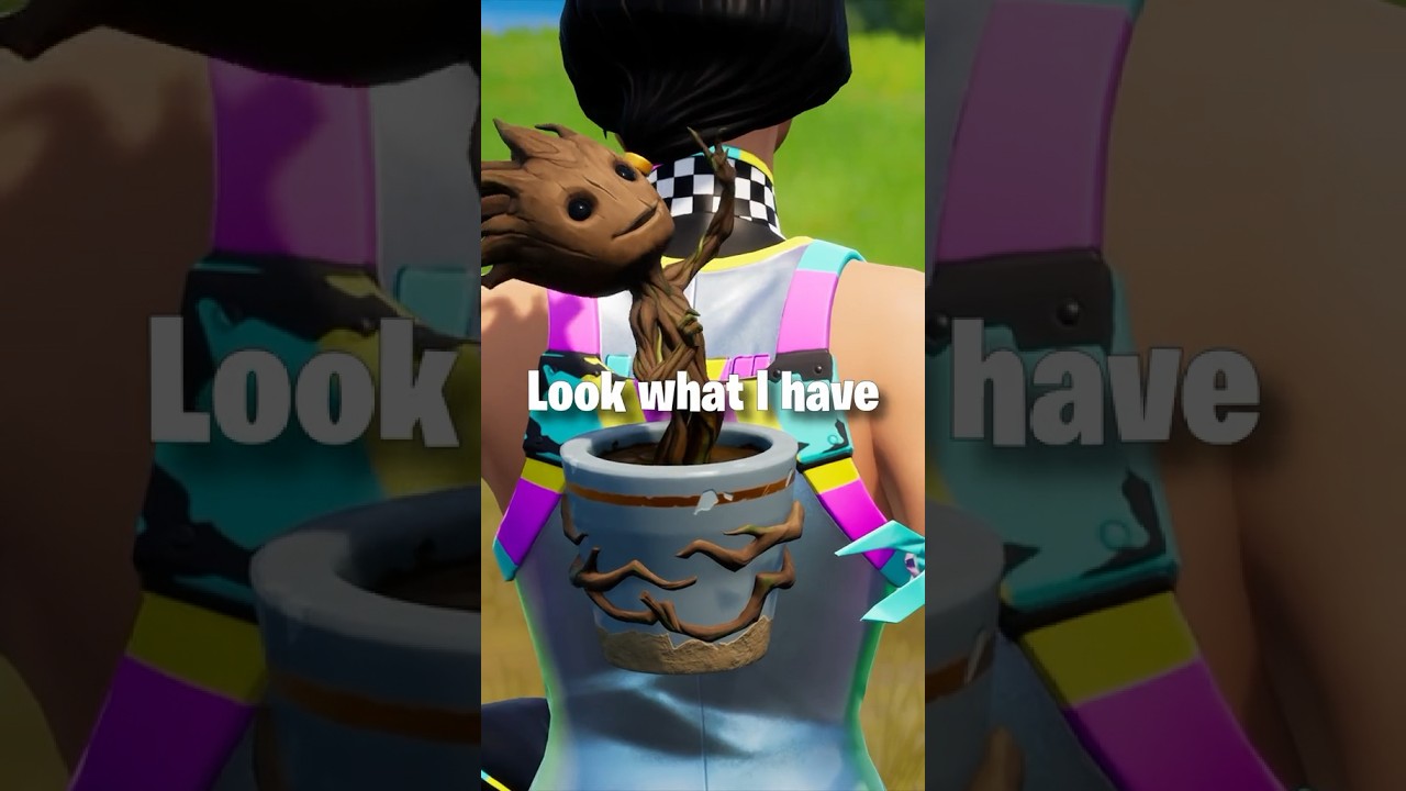 Baby Groot in Fortnite! 😂 #gaming #fortnite #shorts
