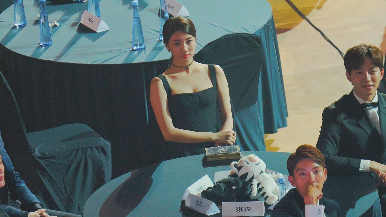 이승기 웰컴상 소감[ 수지(Suzy),이준기,박해진 Reaction ]@171115 아시아 아티스트 어워즈 AAA[4k Fancam/직캠]