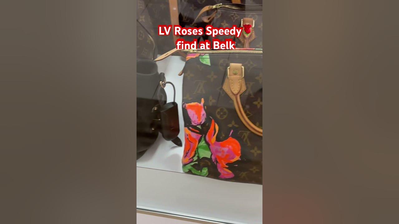 RARE FIND AT BELK!! LOUIS VUITTONMonogram Roses Speedy 30