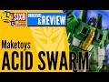 UNBOXING &amp; REVIEW: Transformers Maketoys MTRM-EX01 Acid Swarm