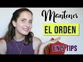 Cómo mantener la casa ORDENADA - 5 tips - Minimalismo - Lu Mena