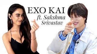 EXO KAI ft. Sakshma Srivastav | Indian Interview | E NOW Exclusive | KPop