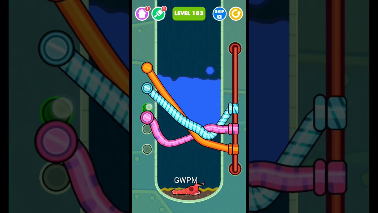 Save the fish level 183 | Pull the pin |android and ios games save fish pull the pin/mobile game