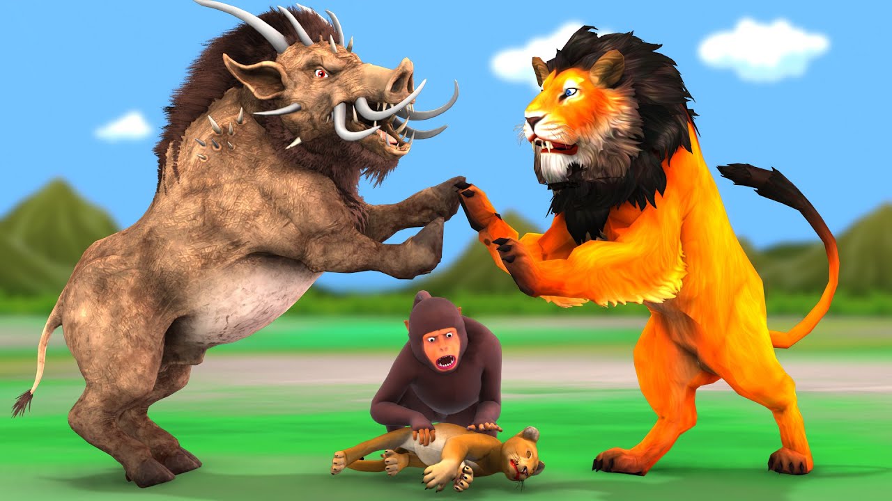 Telugu Stories Foolish Pig Lion Revenge Telugu Kathalu telugu-stories-foolish-pig-lion-revenge-telugu-kathalu