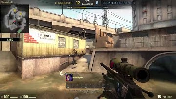 CSGO AWP 1v3 Clutch on Overpass (ANOTHER SICK FLICK @ END)