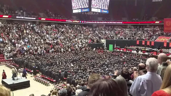 Iowa State fall graduation Sweet Caroline