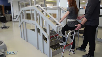 Climbing Stairs with a Walker: Ascending & Descending