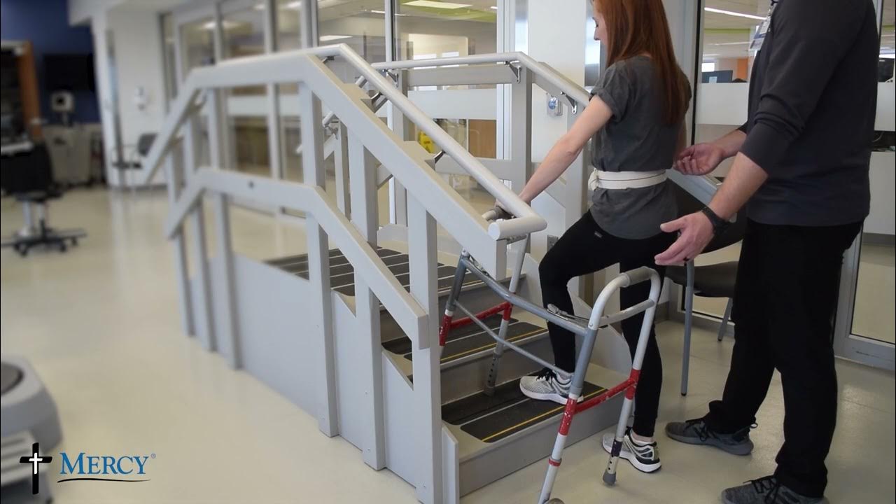 Climbing Stairs with a Walker Ascending & Descending YouTube