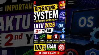 “Last Night OS Revision ⏳ AKTU 2026 | Must Watch!” #btech #exam #operatingsystem #university #exam