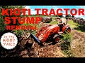 Kioti Tractor and Husqvarna Chainsaws Moving Firewood and Removing Stumps -  #369