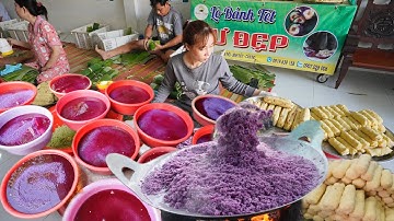 Đỉnh cao gói bánh tét bằng máy nhanh gấp 4 lần sức người thường