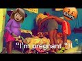 IM PREGNANT PRANK ON MOM!!(she tries to choke me)