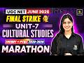 UGC NET June 2026 English | English Unit 7: Cultural Studies Marathon | Theory + PYQs (2018–2026)