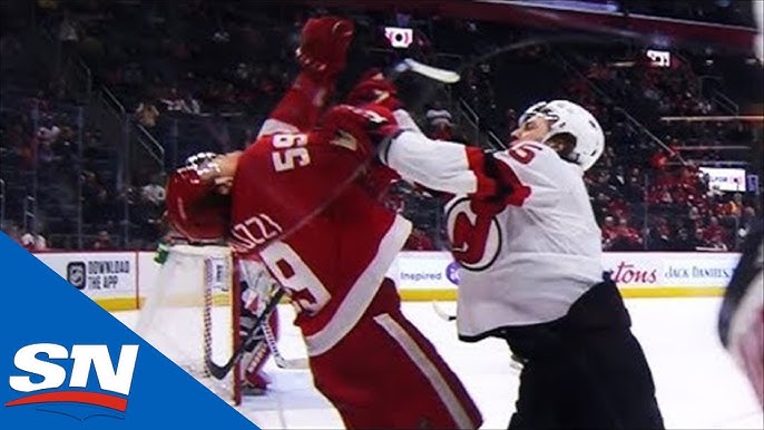 Detroit Red Wings captain Dylan Larkin ejected after check