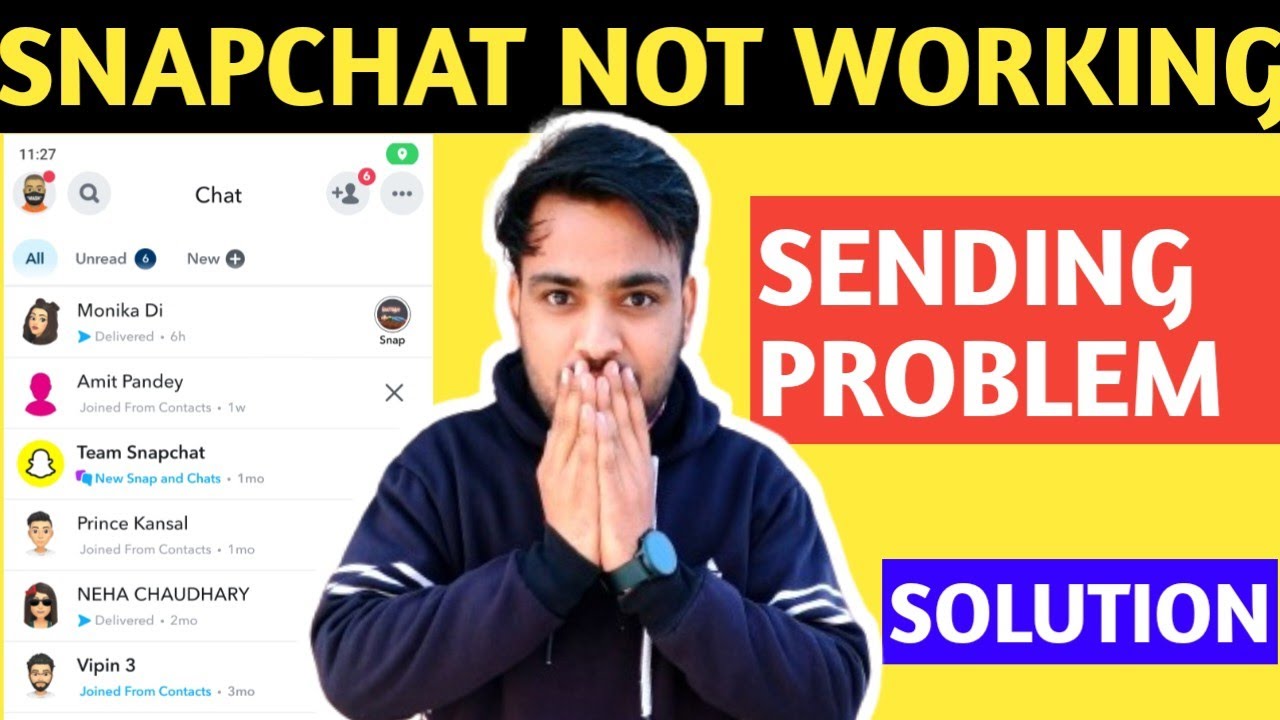 Snapchat Streak Not Sending Problem | Snapchat Not Sending Messages ...