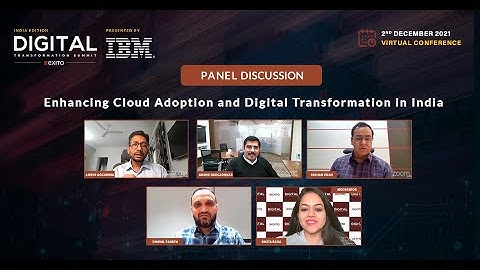 Enhancing Cloud Adoption and Digital Transformation in India | Panel 1 | DTS India | Virtual Event