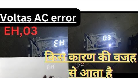 Voltas AC error code 03 eh