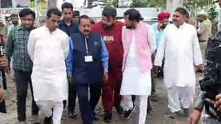 LS Polls: Dr Jitendra Singh Visits Polling Stations