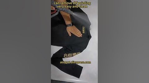 So easy to remove A Dtf Mistake printing in 1 minute, i should tell the dtf printer boss ealier