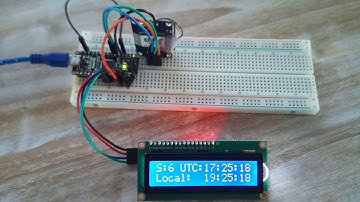 GPS clock time adjusted to timezone and daylight saving time
