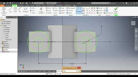 AUTOCAD 3D PRACTICE, (INVENTOR TUTORIAL FOR BEGINNERS), EXERCICE 6 EMO1601 (Mechanical Engineering)