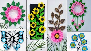 Best paper craft for home decoration | Diy Paper flower wall hanging craft | Paper flower wall decor