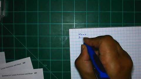 VIDEO Section 2 3 Linear Functions and Slope PART B