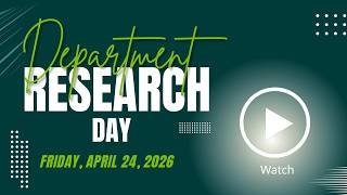 Research Day 2026 - April 24, 2026