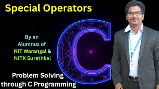 36. Special Operators in C
